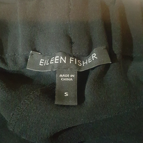 SOLD!! EILEEN FISHER Silk Ankle Pants - Size Small - Picture 3 of 6